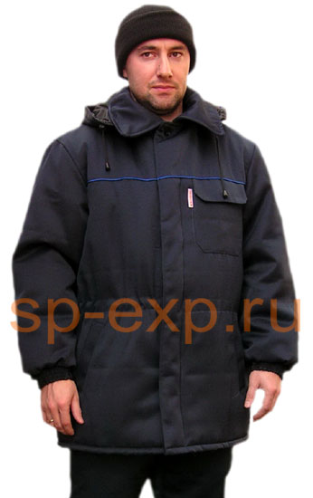 Куртка рабочая зимняя с капюшоном фото 2