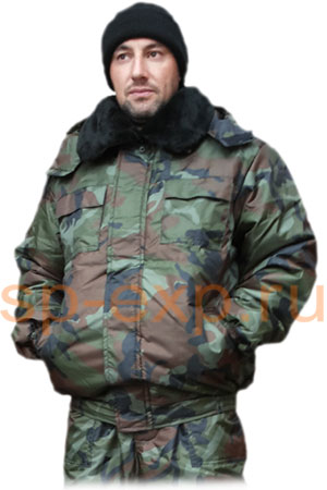 Куртка зимняя камуфлированная фото
