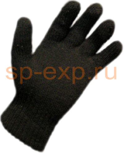 Перчатки черные зимние пш фото
